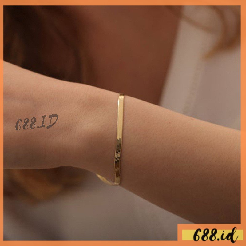 Gelang Tangan Wanita Model Simple Belut Cantik Bangle Gaya Eropa Korea GL 05