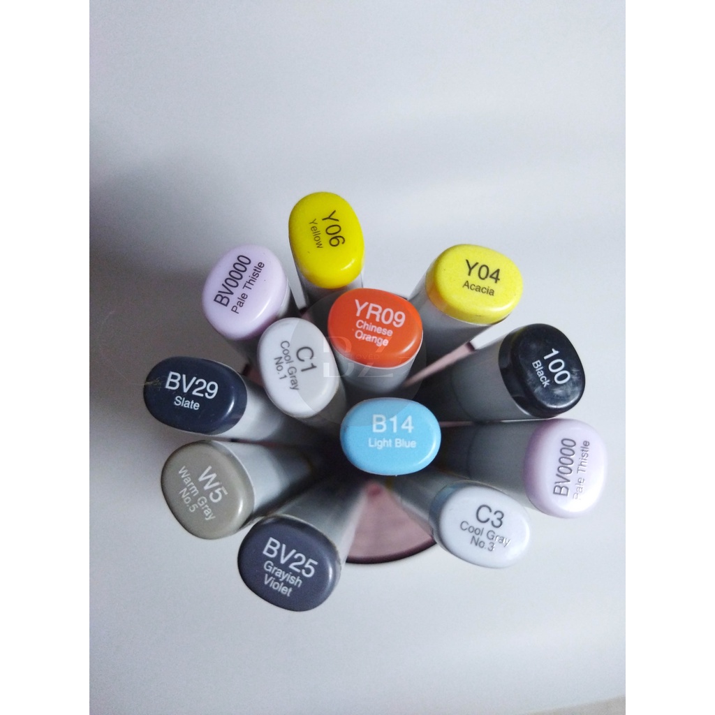 COPIC SKETCH BV25 Y04 E97 BRUSH PRELOVED SECOND BEKAS KOSONG