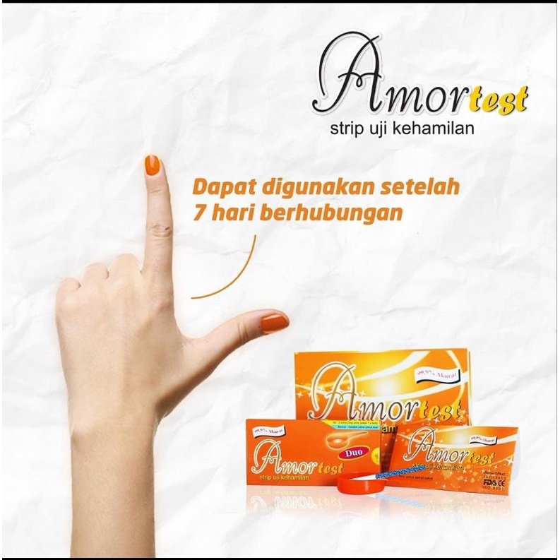 lov me❤Amor Test Pack |amore test- Alat Test Kehamilan dalam 7hari Hubungan-PRIVASI AMAN