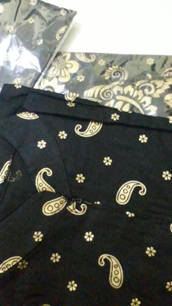 Batik Couple Keluarga Sania Ruffle Ori Ndoro Jowi Dnt Prodo Keris Ireng