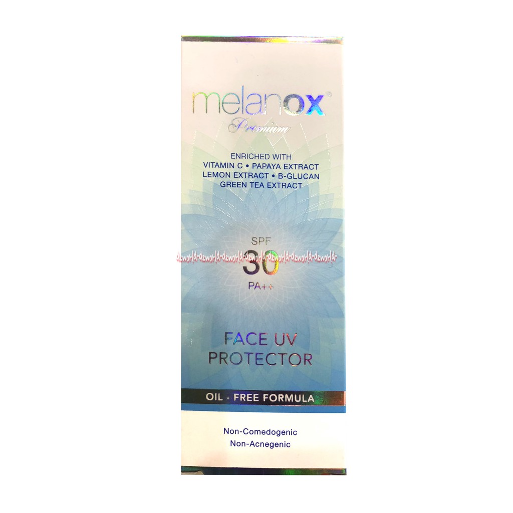 Melanox Premium Face UV Protector SPF 30 Sun Block Wajah 25gr