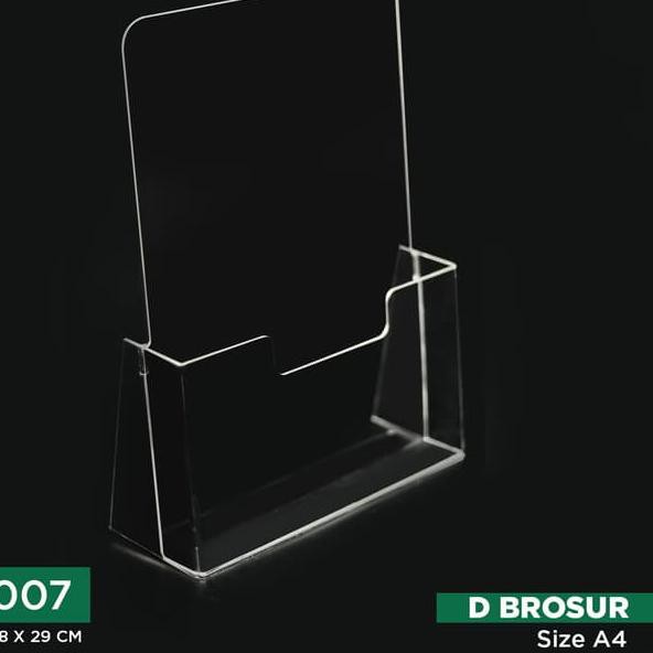 Dislay Acrylic A4 Tempat Brosur A4 Brosur Akrilik A4 Shopee Indonesia