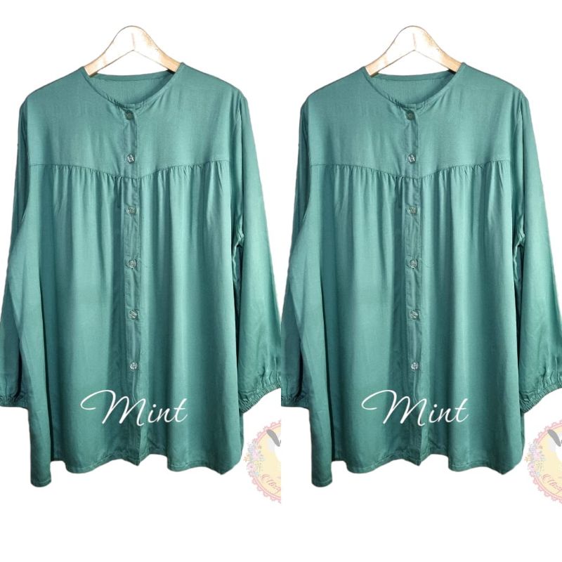 Atasan jumbo blouse muslim jumbo polos