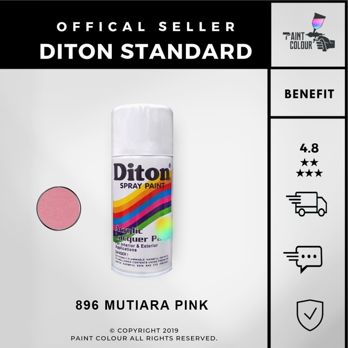 Diton 896 Mutiara Pink Cat Semprot/Pylox/Samurai Motor/Helm/Gundam