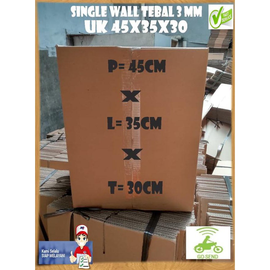 

Kardus/Box/Karton Polos Uk45X35X30 Unit Bagus