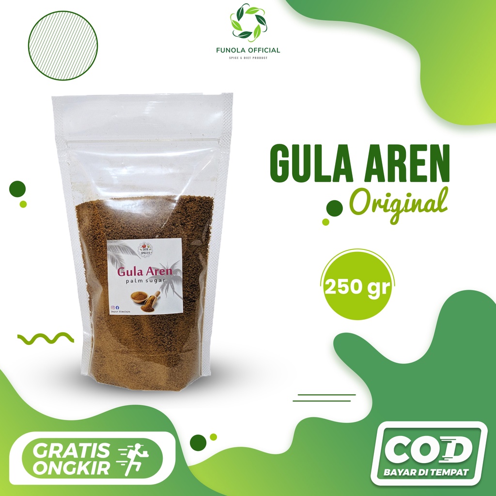 

GULA AREN BUBUK ASLI 250 GR PALM SUGAR SERBUK ORIGINAL MERAH NIRA SEMUT PALEM GULO BROWN COKLAT BOBA ORGANIK ORGANIC ARENGA SIRUP CAIR BUKAN BATOK PADAT KELAPA TEBU JAWA WEDANG JAMU HERBAL TRADISIONAL UWUH JAHE TEMULAWAK KUNYIT KUNIR CINCAU CAO SACHET JSR