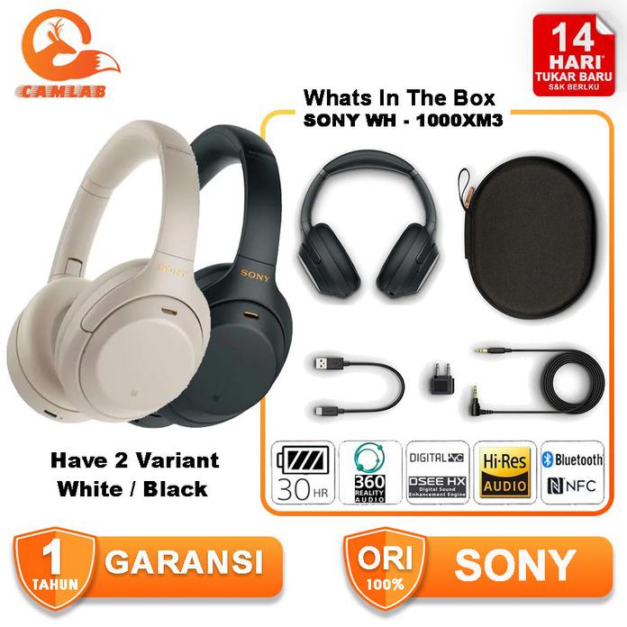 SONY WH - 1000XM3 HEADPHONE - BLACK
