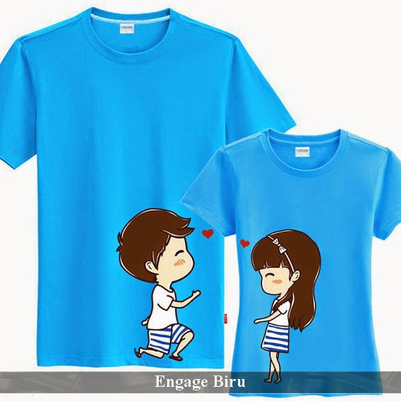 Gambar Kaos Couple Lucu Serat 0422