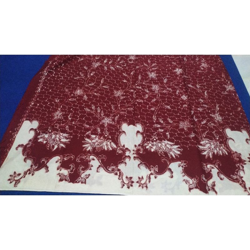 Kain batik tulis lasem 1 warna