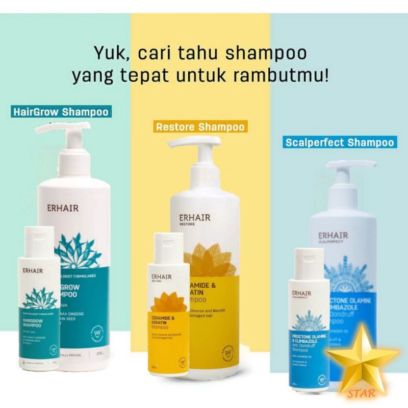 ERHA SHAMPO 100ml-370ml