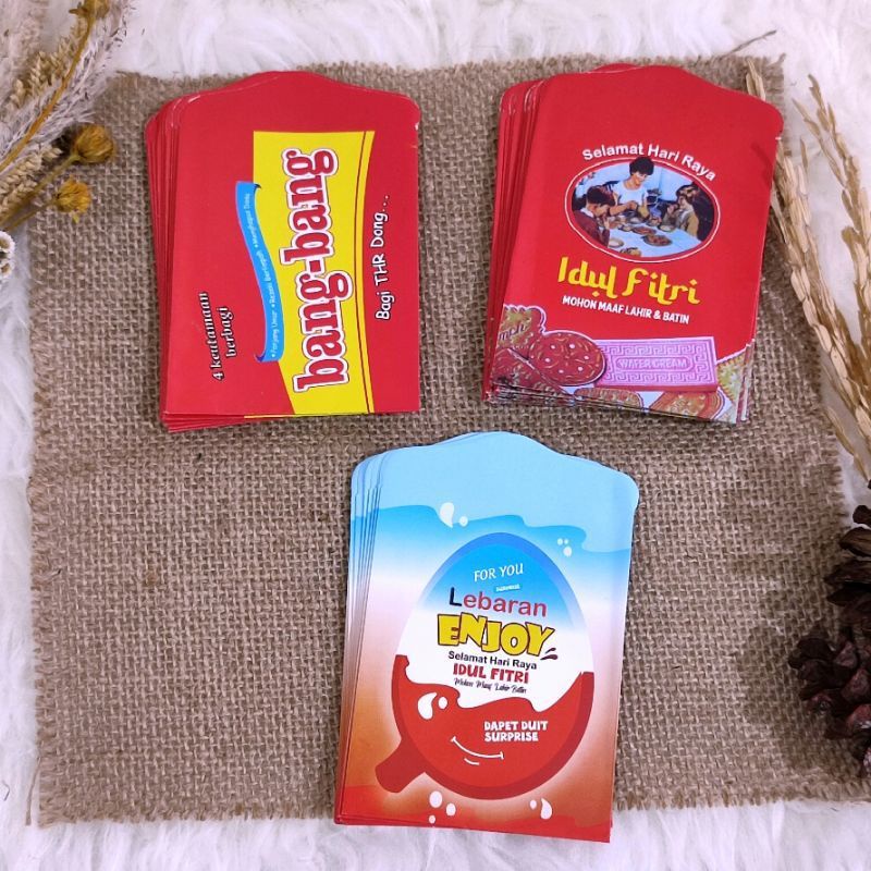 Amplop Snack Isi 50 / Amplop Lebaran Terviral / Limited Edition