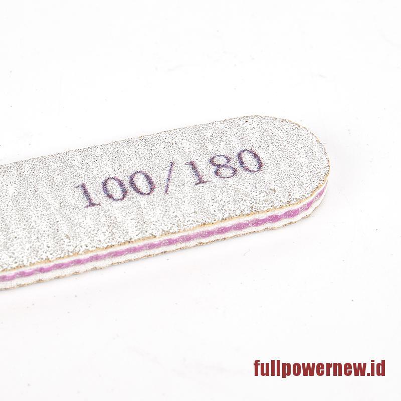 【COD】Nail File Double Side Buffer 100/180 Trimmer Sandpaper Professional Nail Files