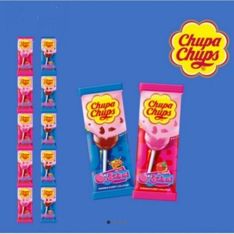 

CHUPA CUPS GUMM FILLS LOLIPOP 1 PAK ISI 24 PCS