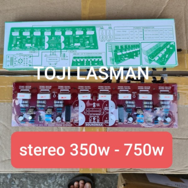 modul driver amplifier stereo dms 095 dms095 8 tr sanken hanaya bagus SuperMurah