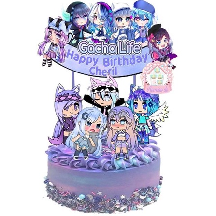 Gacha Life Cake Topper