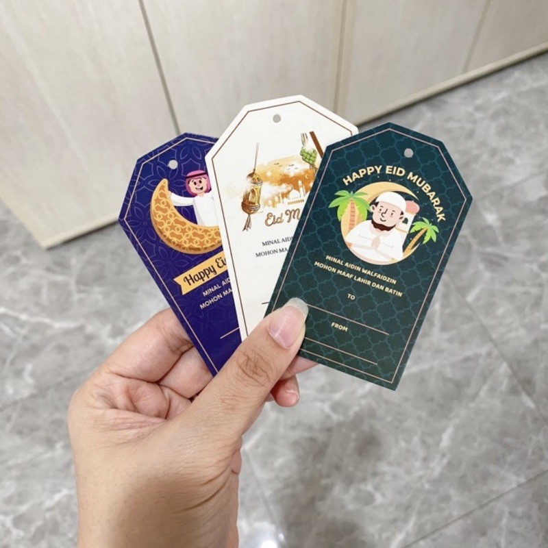 

Kartu Idul Fitri / Hang Tag Lebaran / Kartu Ucapan Eid Mubarak