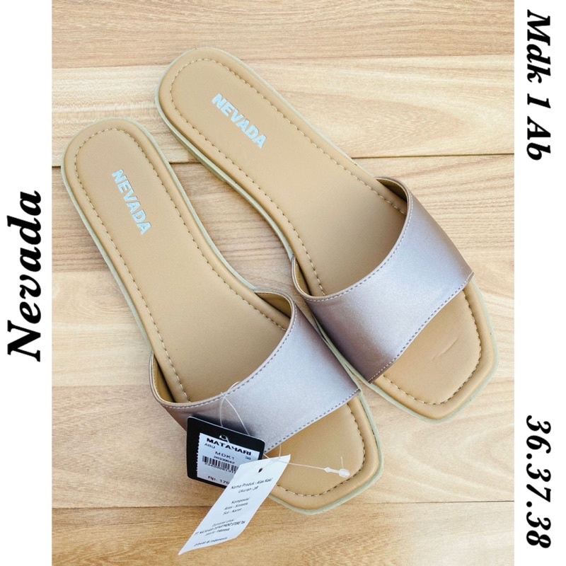 sandal slip nevada warna geser~~~