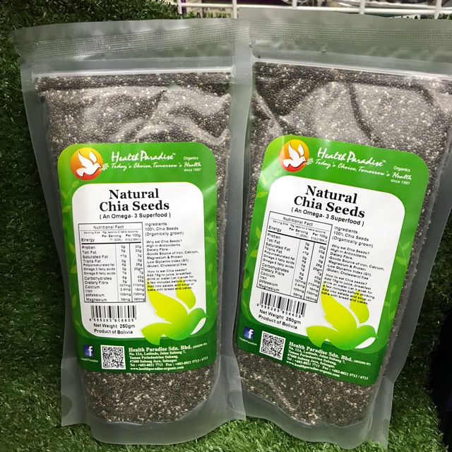 Organic Chia Seed (Product of Bolivia) 250gr