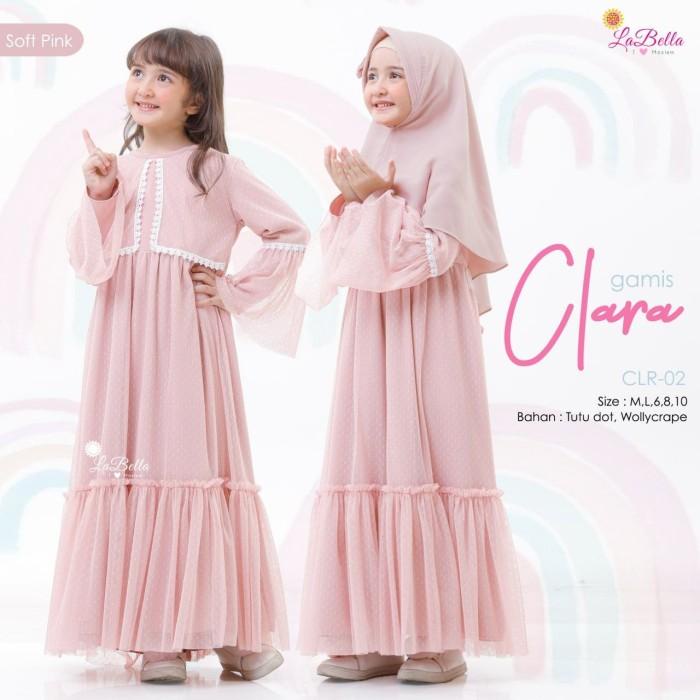 Labella Clara Gamis Tutu Anak Perempuan Umur 3 4 5 6 7 8 9 10 11 Tahun
