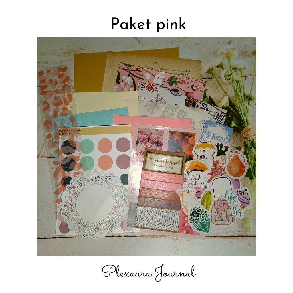 

Paket Scrapbook album “Premium Pink ” untuk gift box LIMITED EDITION Bogor