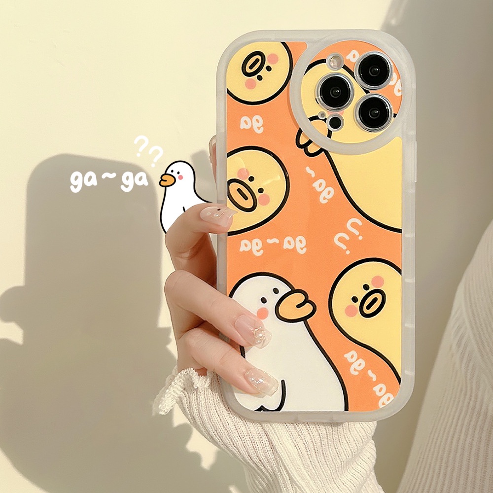 Soft Case TPU Motif Bebek Kuning Untuk iPhone 11 13pro 13prm 12 7Plus xs 8Plus XR 7 8 XR 11pro xs Max 12Pro Max