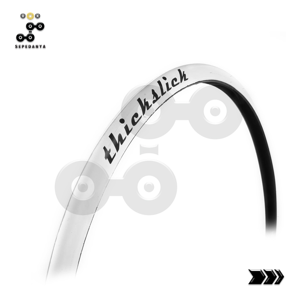 LIMITED STOCK Ban Luar WTB ThickSlick Thick Slick Putih White 700c 25c Sepeda Fixie Fixed Gear Track