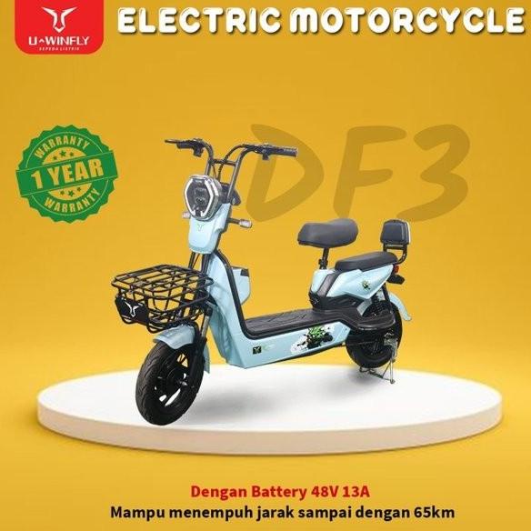 NEW SEPEDA LISTRIK EBIKE DRAGONFLY DRAGON FLY 3 GARANSI RESMI UWINFLY DSF654654
