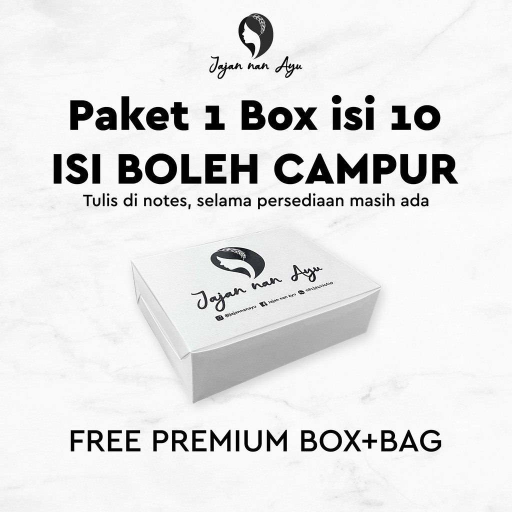 

Jajan Nan Ayu paket campur 1 box isi 10