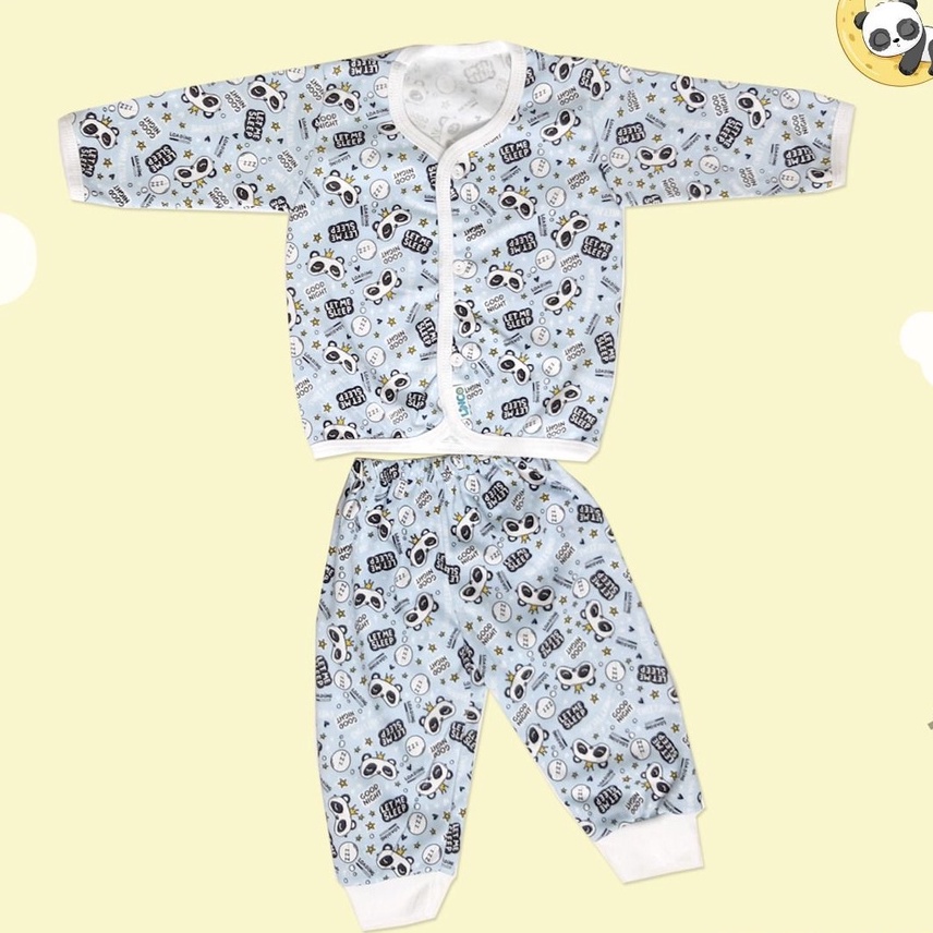 SETELAN BAJU PIYAMA BAYI NEWBORN 0 - 3 BULAN ALL SIZE / SETELAN BAJU PANJANG BAYI PIYAMA BAYI BAJU TIDUR BAYI