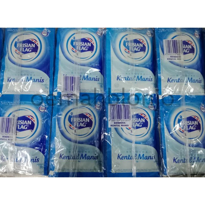 

Susu Kental Manis Frisian Flag putih dan coklat