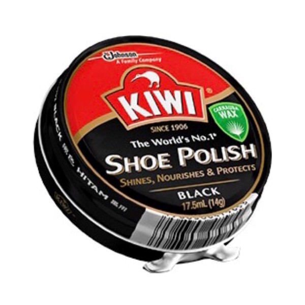 Jual KIWI PASTE BLACK KALENG BESAR 45ml SEMIR SEPATU HITAM MENGKILAP