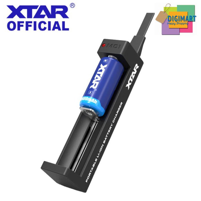 XTAR MC1, SINGLE SLOT BATTERY CHARGER