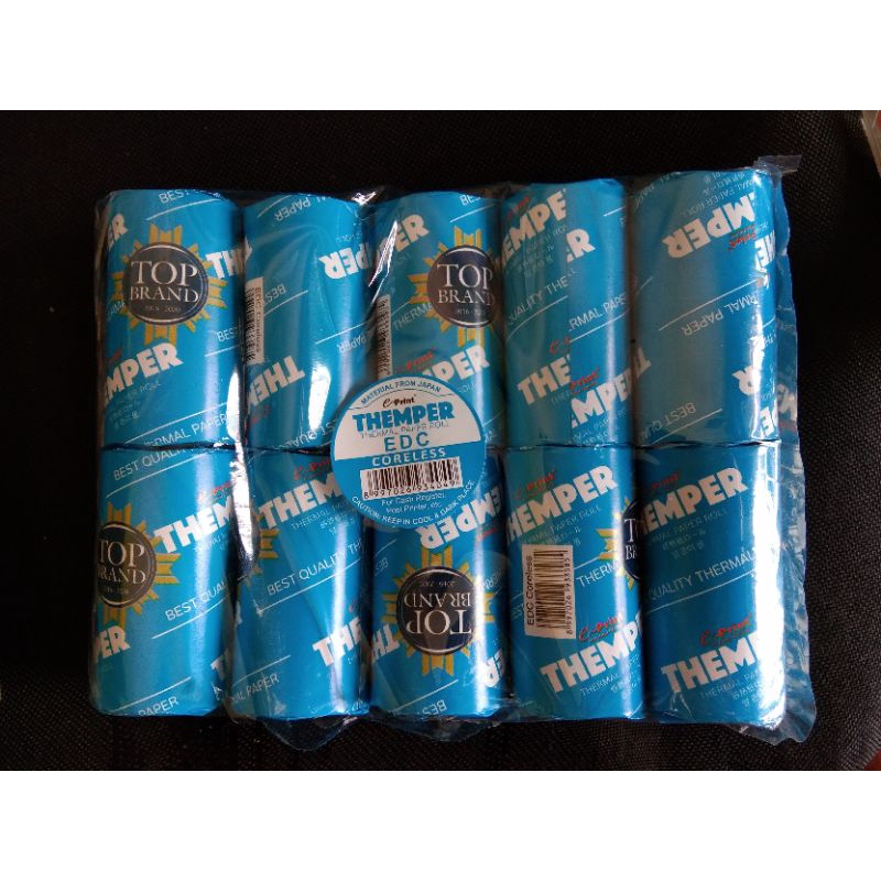 

10pcs Kertas Roll Printer Thermal Themper 57 x 30 mm Untuk Printer Kasir