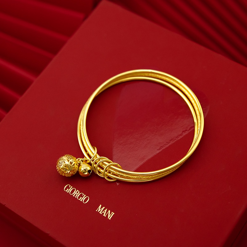 Gelang Wanita Emas Bahan Titanium Anti Karat Dan Tidak Mudah Luntur Dengan Lapis Emas 375-317-GELANG17