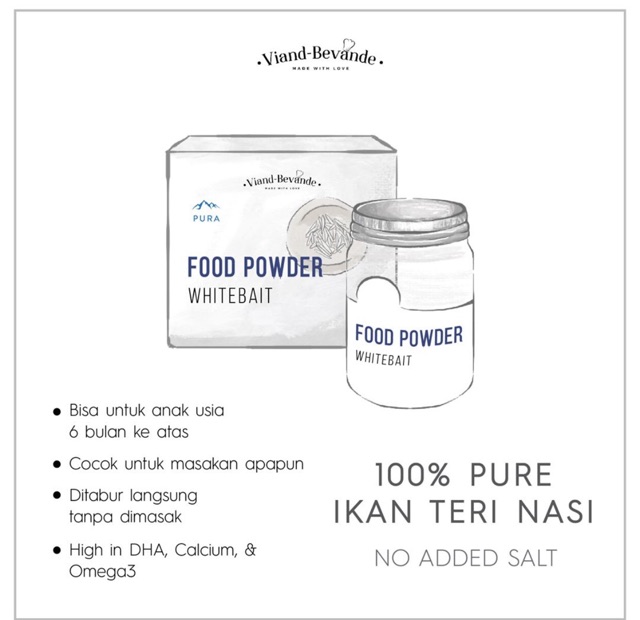 Pura - Whitebait &amp; Anchovy Food Powder / tepung teri