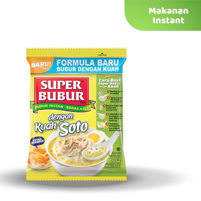 

Super Bubur Kuah Soto @46gr