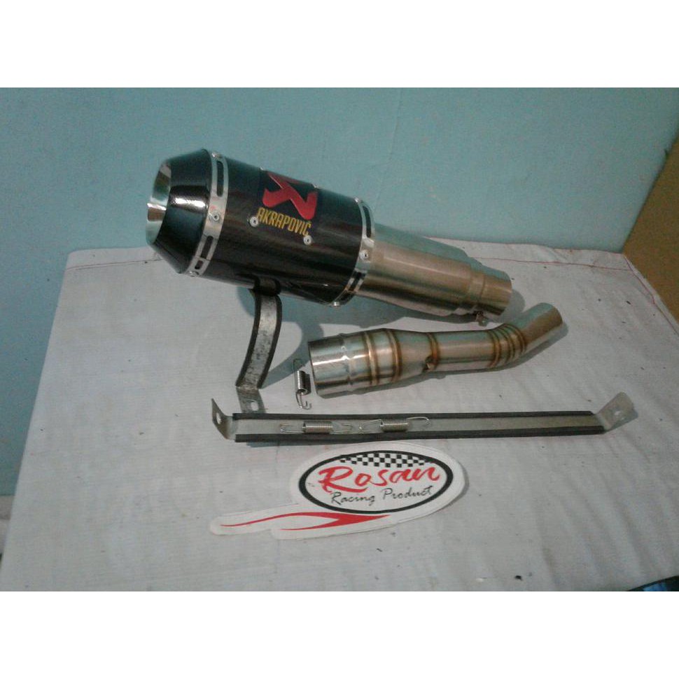 knalpot racing akrapovic gp lorenzo karbon slipon cb new 150r  cbr lokal cbr facelit 150 Promo