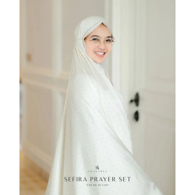 Mukena Sefira Prayer Set(Satu Set Pouch &amp; Sajadah)Original by shArarea