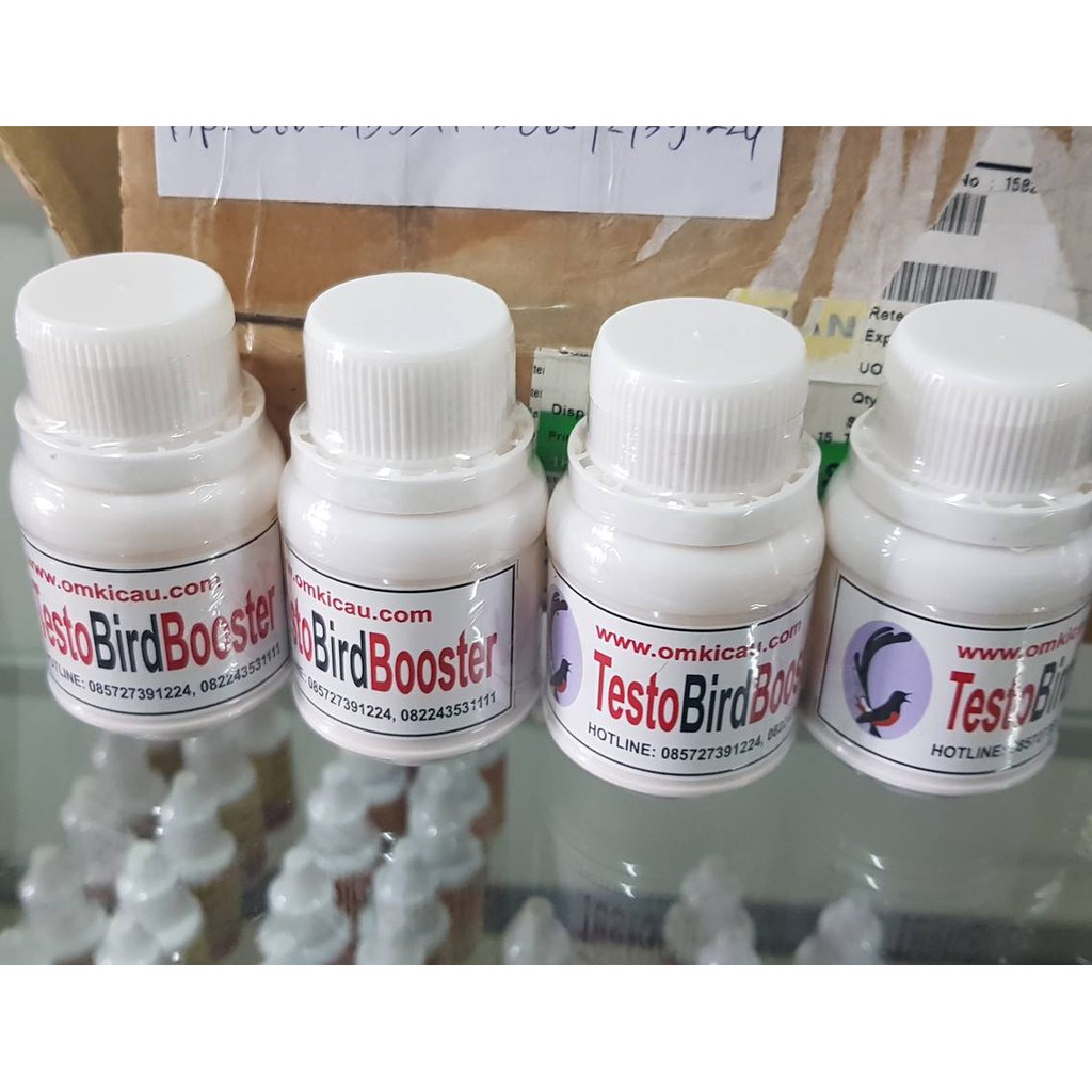 TESTO BIRD BOOSTER OM KICAU OBAT BURUNG SAKIT MACET BUNYI MENTAL DAYA TARUNG DROP