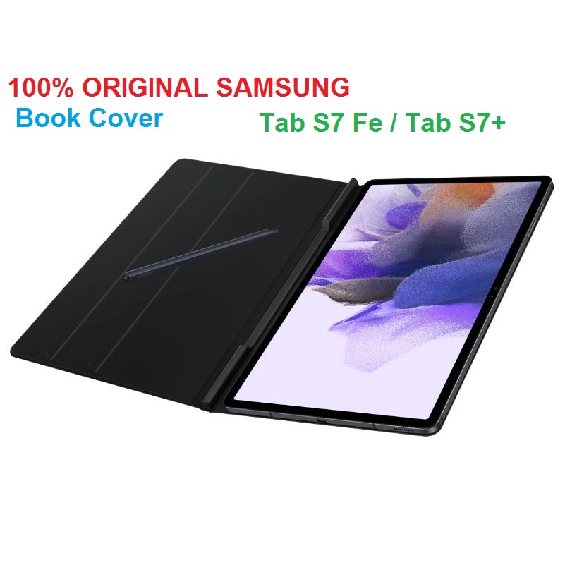 SAMSUNG Book Cover Galaxy Tab S7 FE S7+ S7 Plus Original