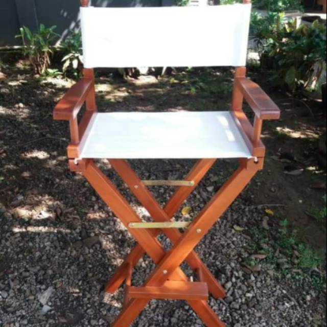 Kursi lipat kayu mahoni ex Jepara