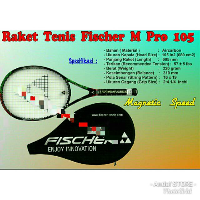 Raket Tenis FISCHER Mpro 105 Half cover
