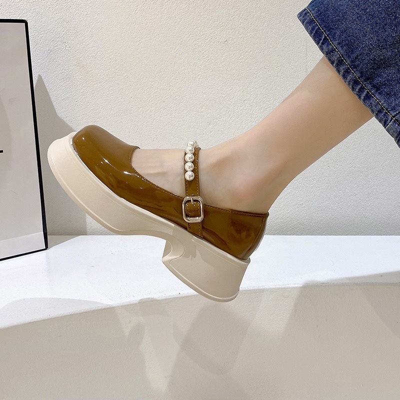 FD Sepatu Kasual Marry Jane Shoes Sepatu Flat Wanita Korean Style Terbaru KI-025