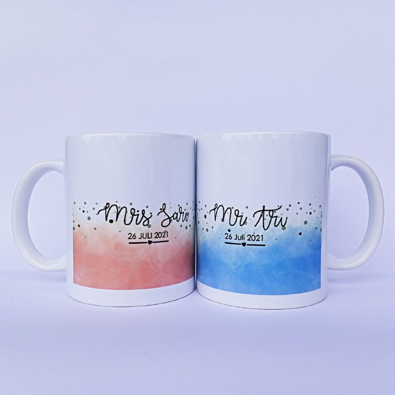 Mug Putih Printing Import Super White