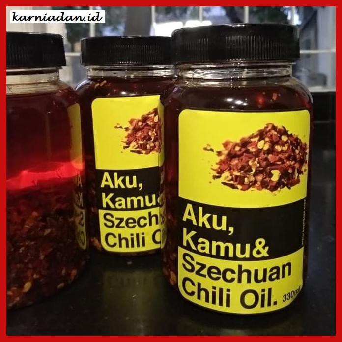 

Aneka-Sambal- Aku Kamu Szechuan Chili Oil Sambal Minyak Cabe Cabai Homemade Halal -Pedeeeeeezzzzzzz.