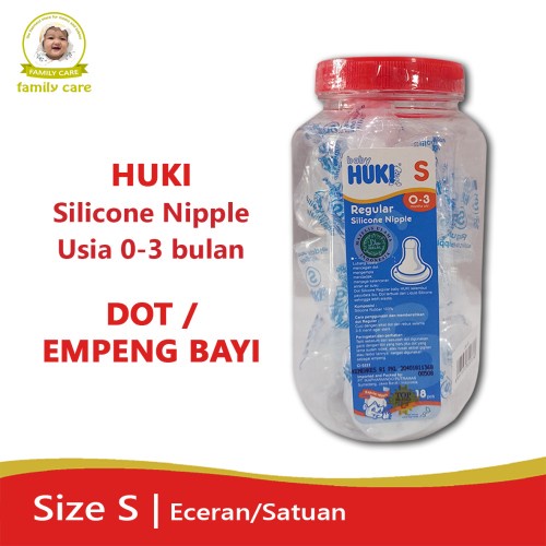 [TERLARIS] Pigeon Silicon Nipple Standard ukuran S M L Dot Bayi Pigeon Silicon Standard ukuran S M L-S -> HUKI DOT BULAT