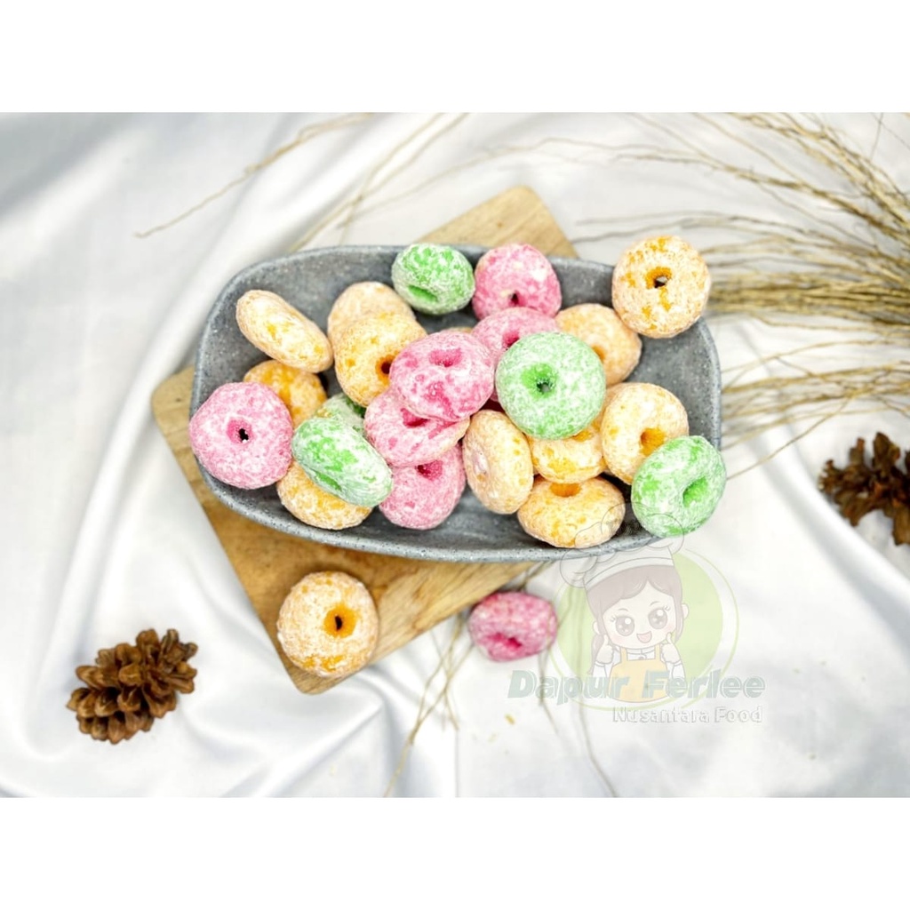 DONAT GABUS WARNA WARNI 200gr