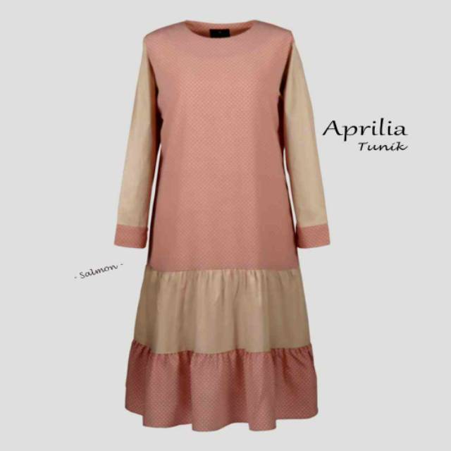 Atasan baju wanita muslim Aprilia Tunik