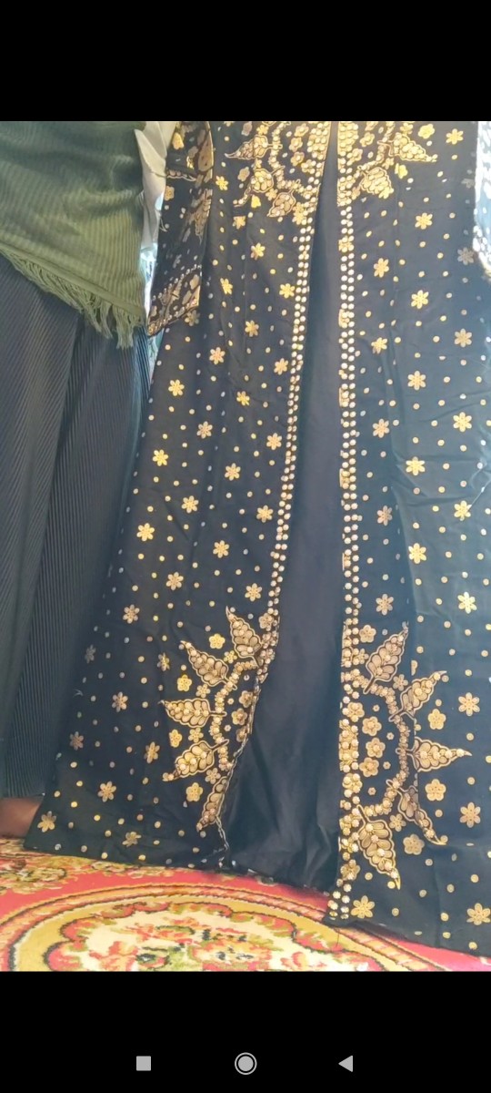 Gamis Motif Batik Songket Palembang
