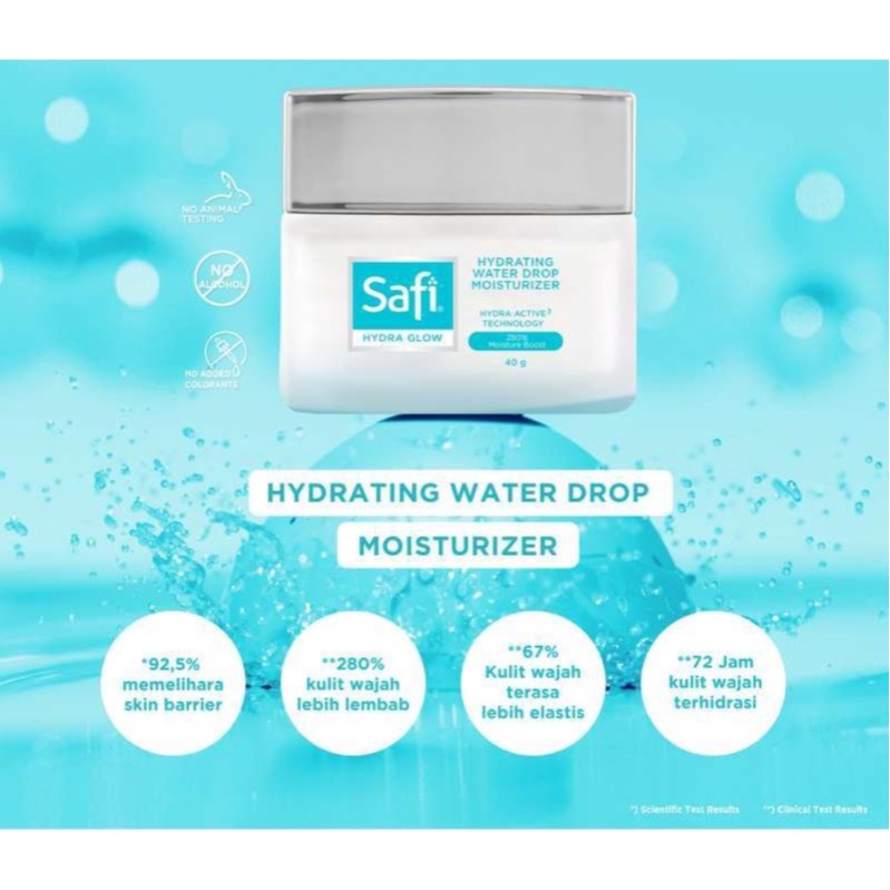 SAFI Hydra Glow Hydrating Water Drop Moisturizer 40g